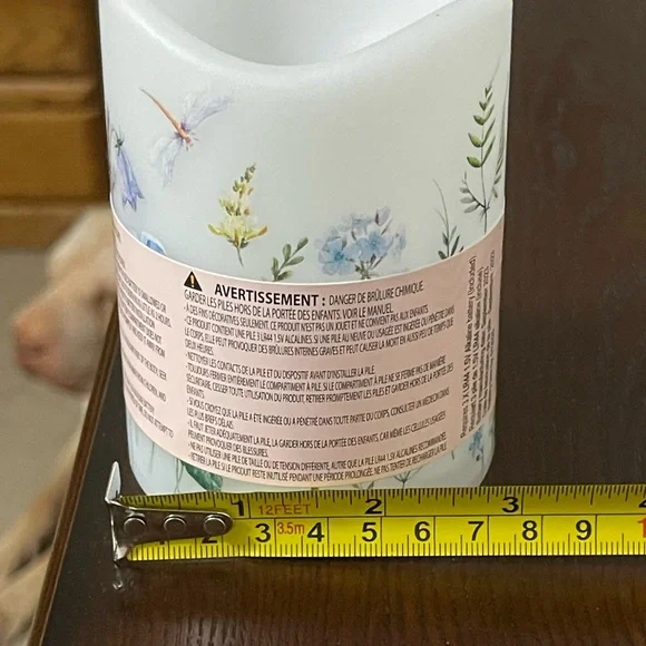 Spring flowers LED candle Mother’s Day Birthday Graduation NWT - Picture 6 of 6